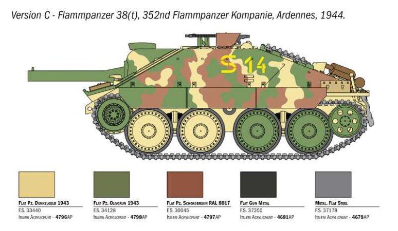 Italeri Wargames tank 15767 - Jagdpanzer 38(t) Hetzer