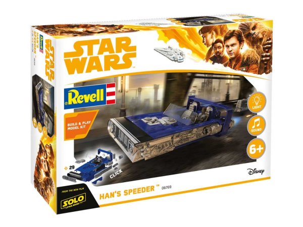 Revell Build & Play - Plastikový model Star Wars Han's Speeder