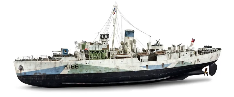 Revell TECHNIK - Plastikový model lodě Flower Class Corvette