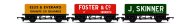 Hornby RailRoad - Set tří nákladních vagónů - Open Wagons
