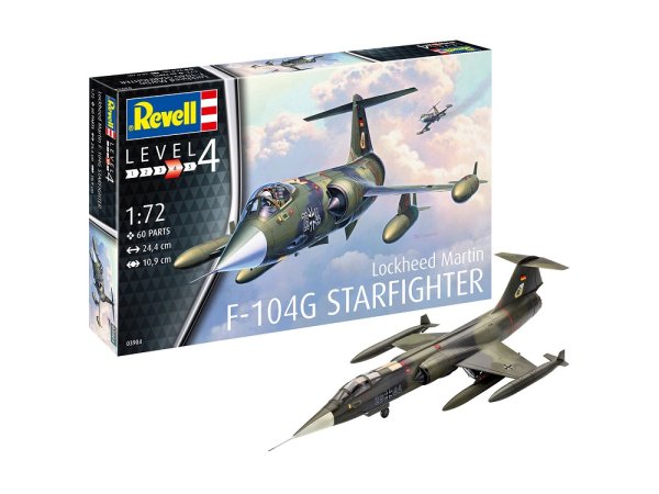 Revell Plastikový model letadla F-104G Starfighter