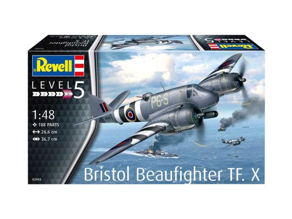 Revell Plastikový model letadla Bristol Beaufighter TF. X