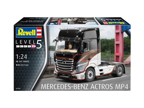 Revell Plastikový model kamionu Mercedes-Benz Actros MP4