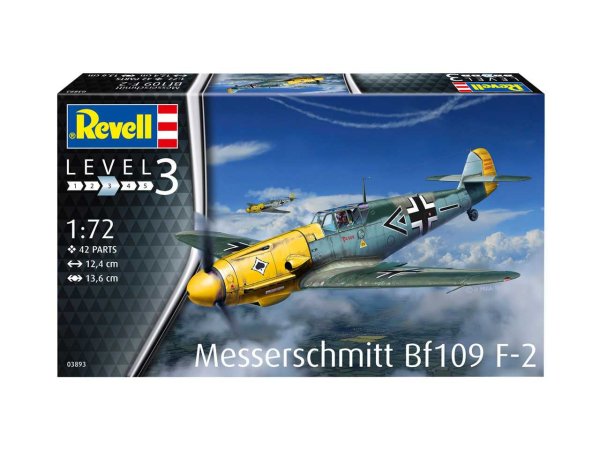 Revell Plastikový model letadla Messerschmitt Bf109 F-2