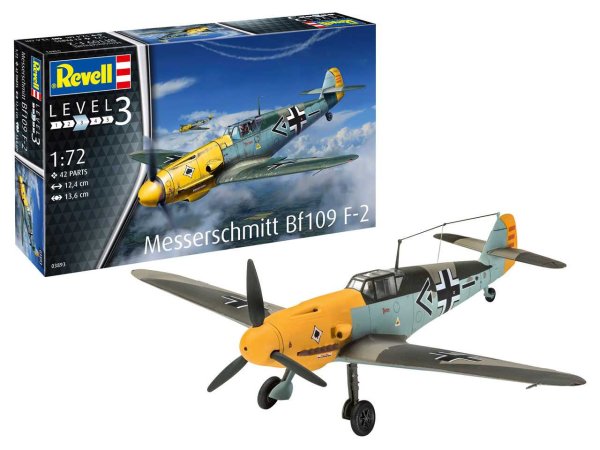 Revell Plastikový model letadla Messerschmitt Bf109 F-2