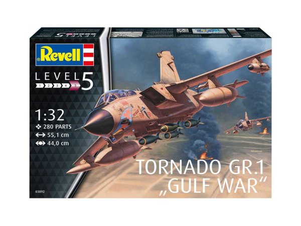 Revell Plastikový model letadla Tornado GR Mk. 1 RAF "Gulf War"