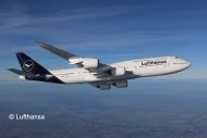Revell Plastikový model letadla Boeing 747-8 Lufthansa New Livery