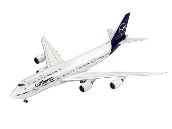 Revell Plastikový model letadla Boeing 747-8 Lufthansa New Livery