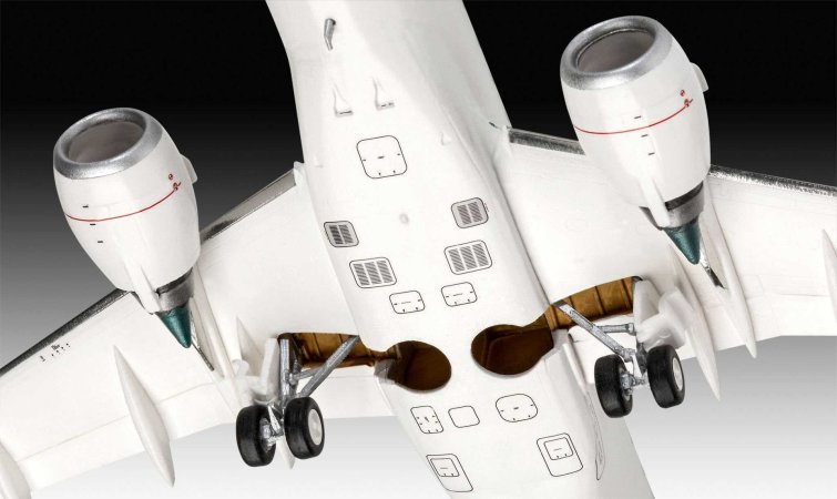 Revell Plastikový model letadla Embraer 190 Lufthansa New Livery