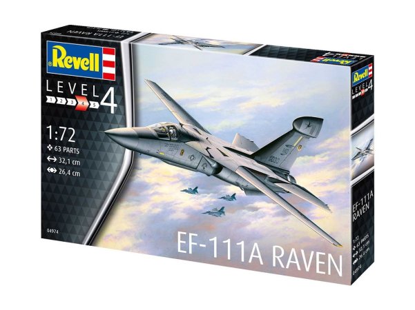 Revell Plastikový model letadla EF-111A Raven