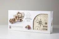 UGEARS 3D dřevěné mechanické puzzle - Náklaďák s cisternou UGM-11