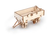 UGEARS 3D dřevěné mechanické puzzle - Vlečka k traktoru