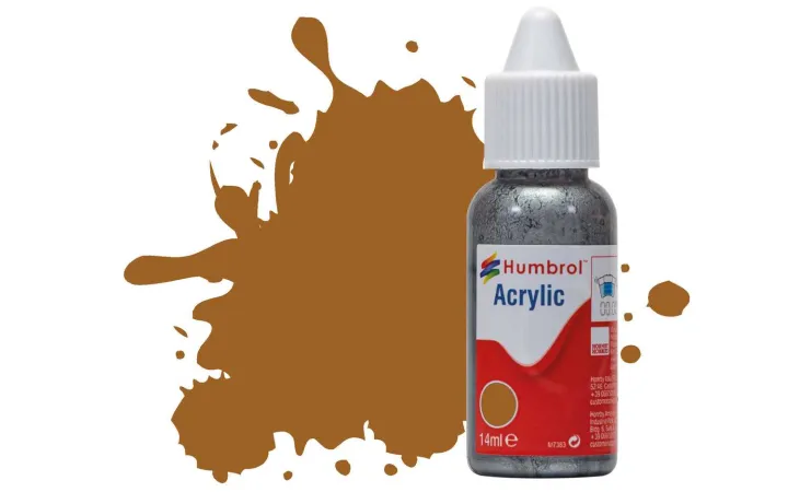 Humbrol Barva akrylová metalická - Měděná (Copper) - č. 12