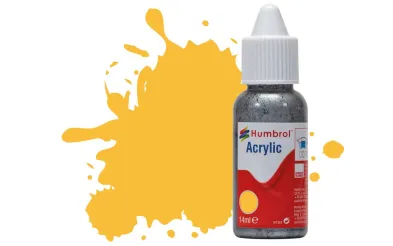 Humbrol Barva akrylová matná - Žlutá (Trainer Yellow) - č. 24