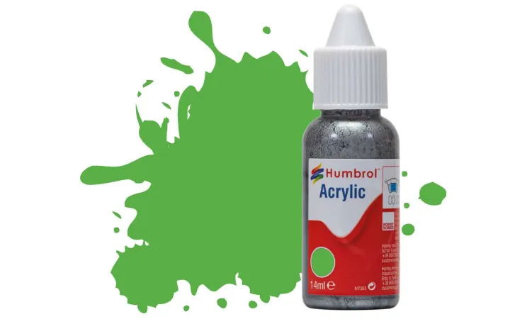 Humbrol Barva akrylová matná - Světle zelená (Bright Green) - č. 37