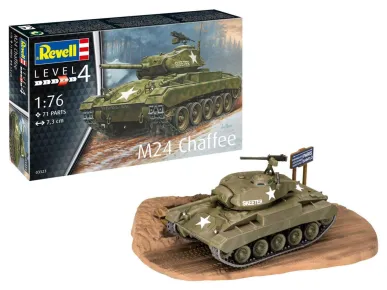 Revell Plastikový model tanku M24 Chaffee