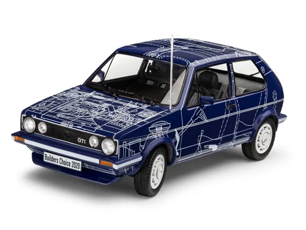 Revell ModelSet - Plastikový model auta VW Golf Gti "Builders Choice"