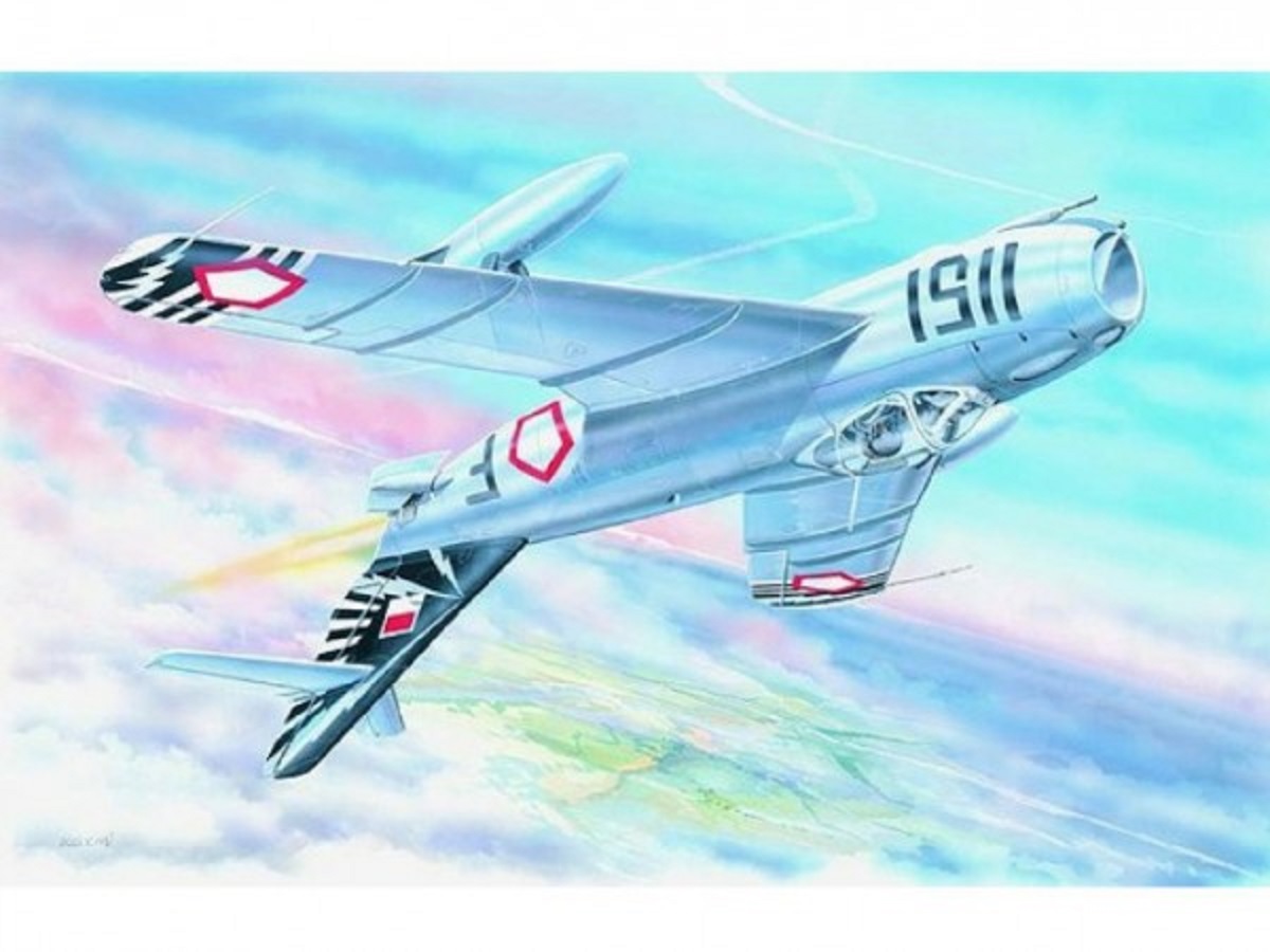 Směr Plastikový model letadla Mig 17 F/LiM 6 bis