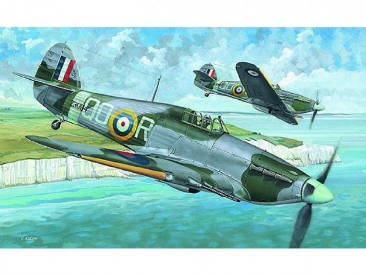 Směr Plastikový model letadla Hawker Hurricane MK.IIC