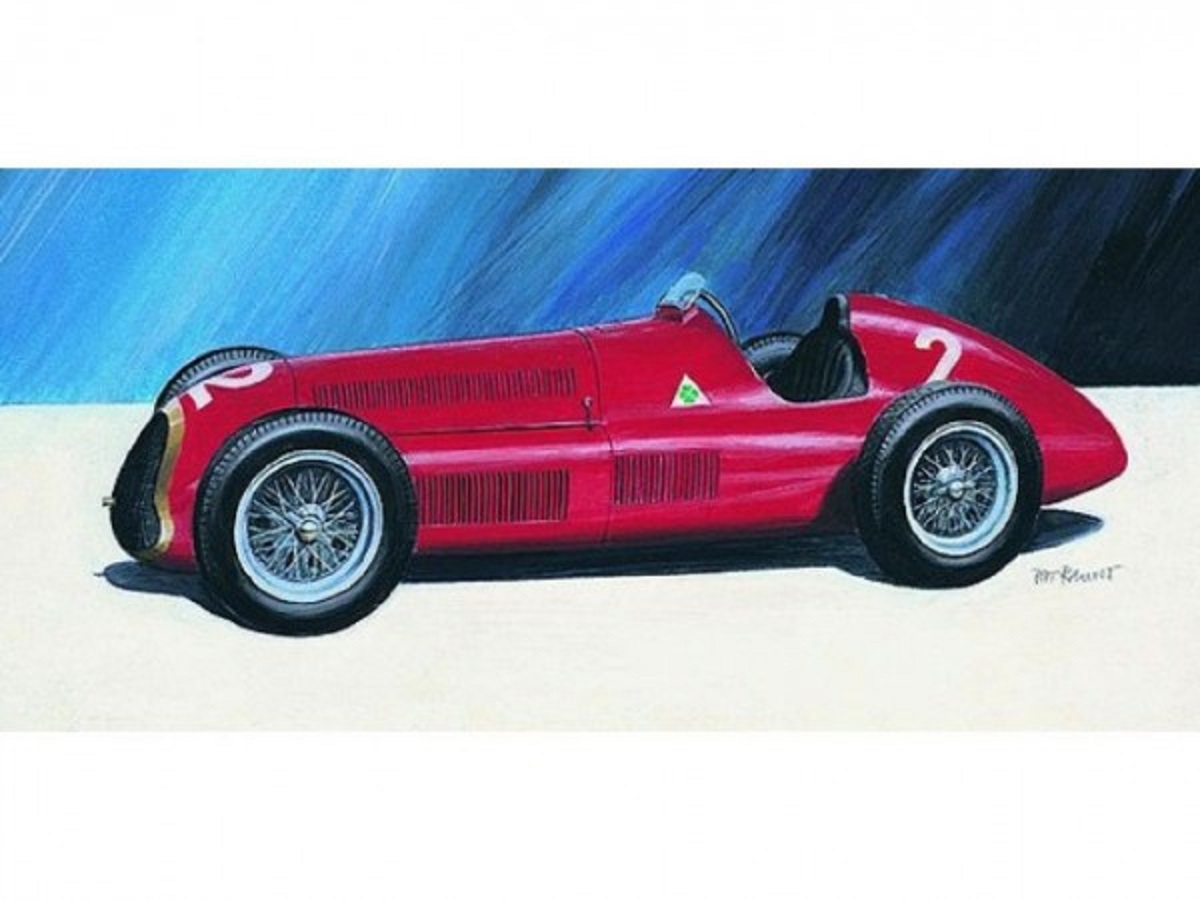 Směr Plastikový model závodního auta Alfa Romeo typ 159 Alfeta" 1590"